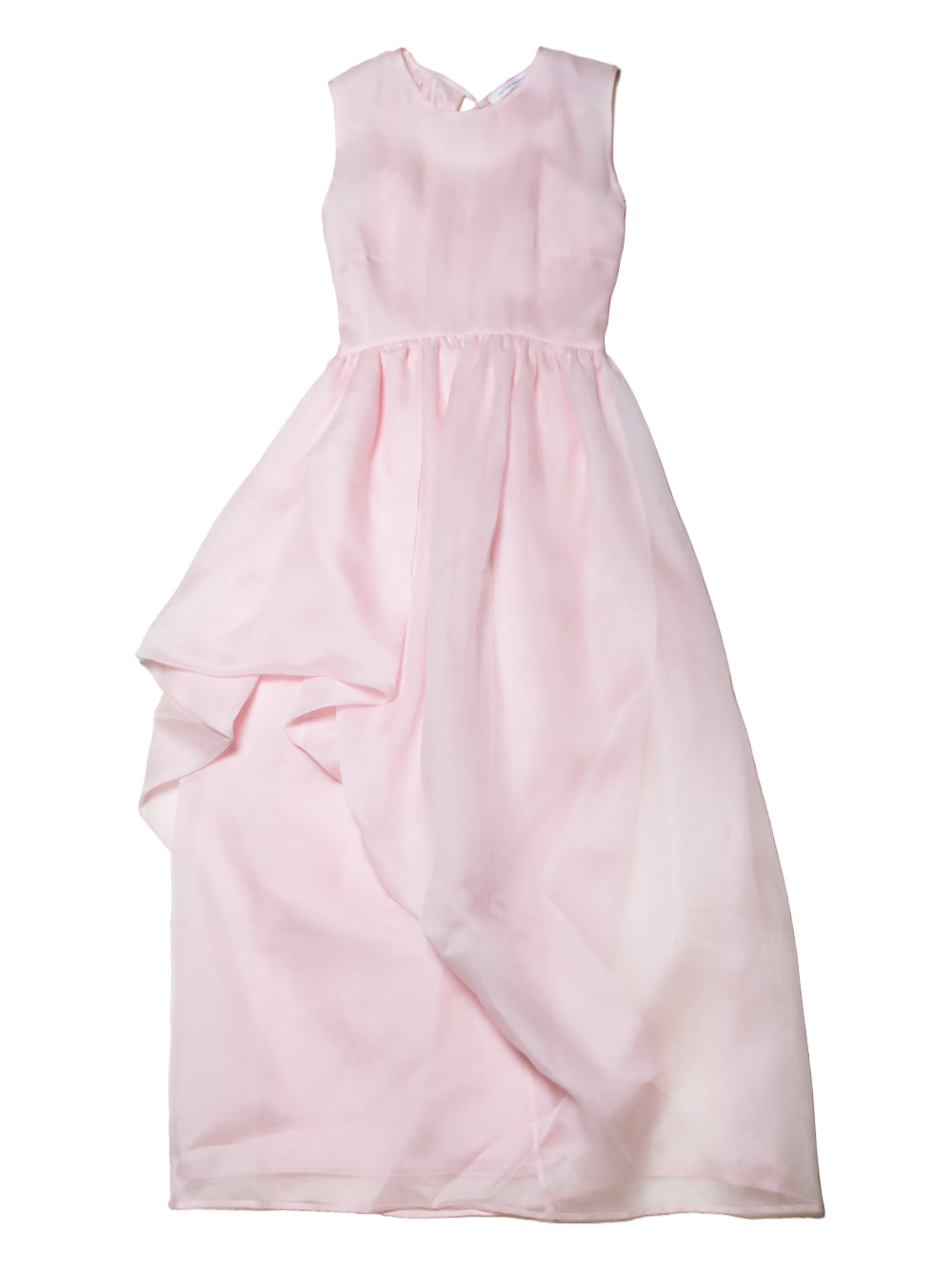 CECILIE BAHNSEN-DRESS WITH OPEN BACK AND ASYMMETRICAL SKIRT-