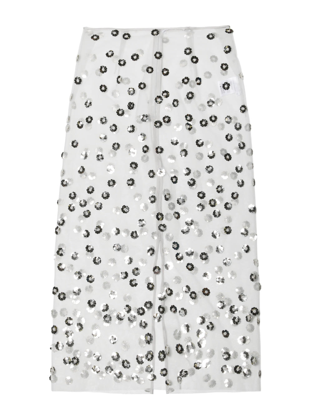 CECILIE BAHNSEN-GUS SKIRT SEQUIN BLOSSOM TULLE CLEAR-