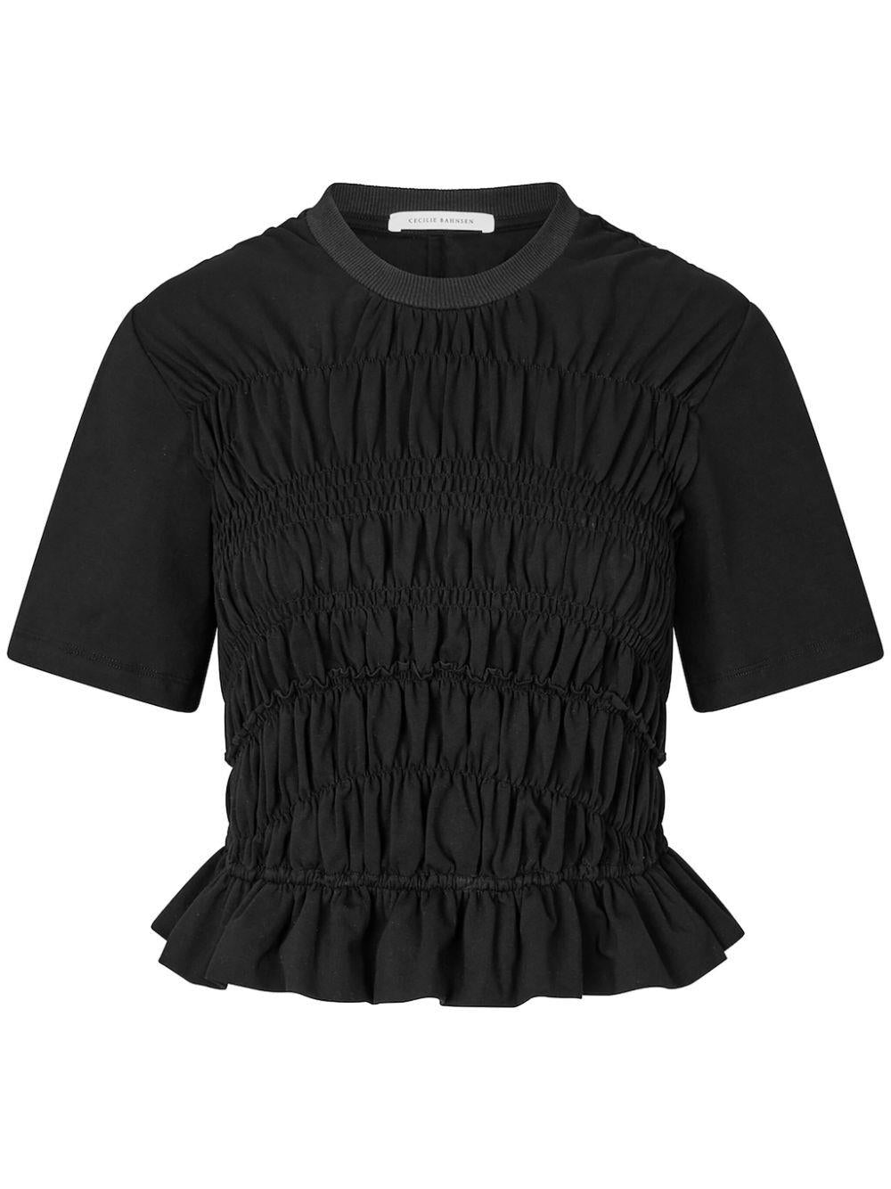 CECILIE BAHNSEN-OASIS JERSEY TOP-