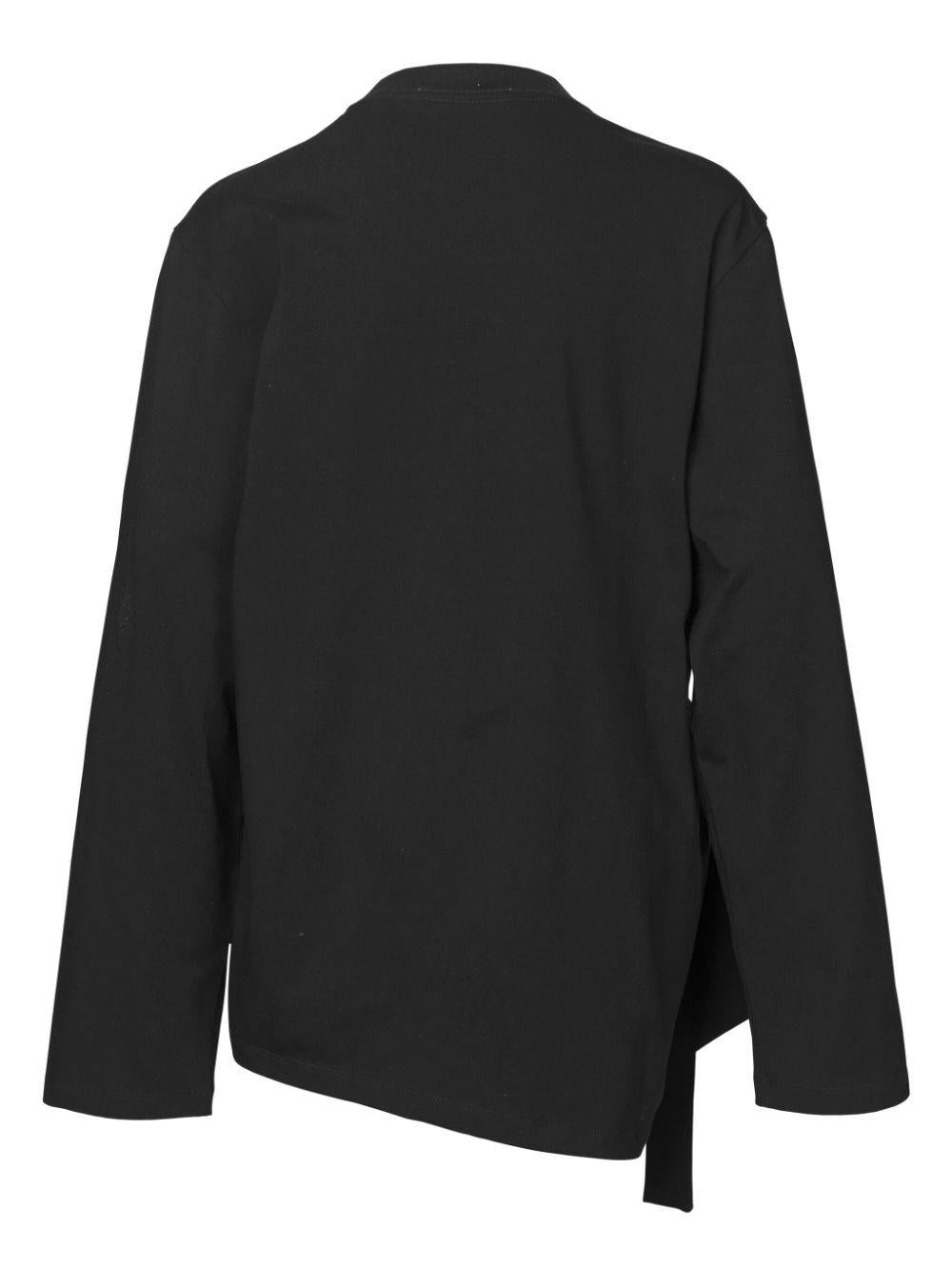 CECILIE BAHNSEN-OCTOBER TOP JERSEY BLACK-