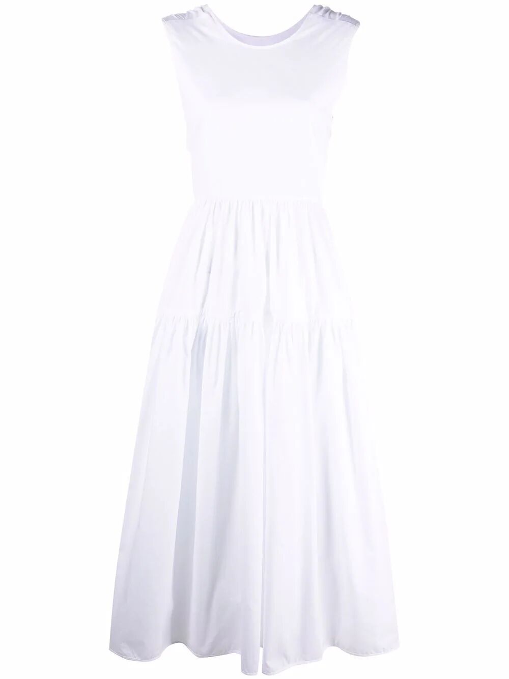 CECILIE BAHNSEN-RUTH GOWN COTTON WHITE-EDI0003 WHITE