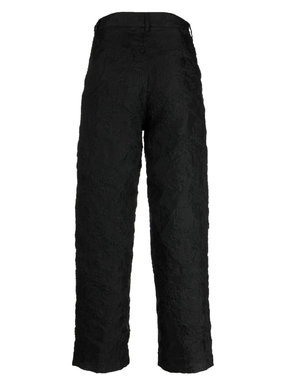 CECILIE BAHNSEN-SAMI TROUSERS AMBLESIDE MATELASSÉ BLACK-23RTW18005 BLACK