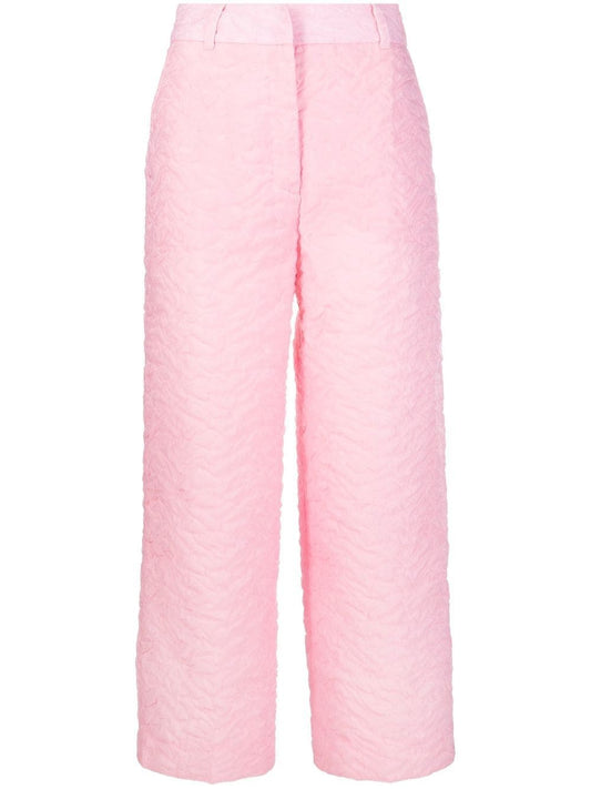CECILIE BAHNSEN-STRAIGHT LEG TROUSERS-222RTW18001 JAYLEE TROUSERS SORBET PINK