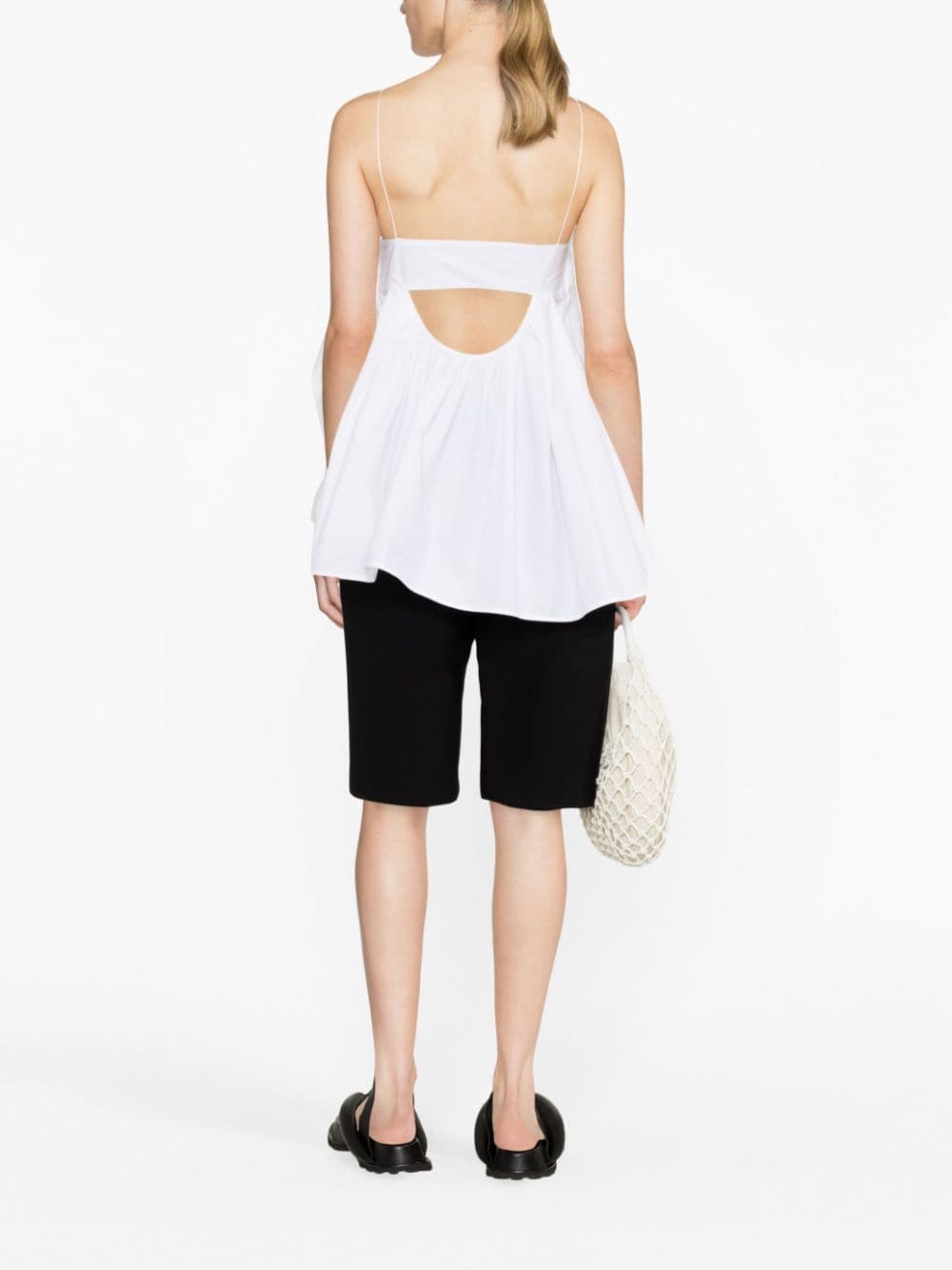 CECILIE BAHNSEN-SUNDAY TOP COTTON WHITE-0123RTW11011 WHITE