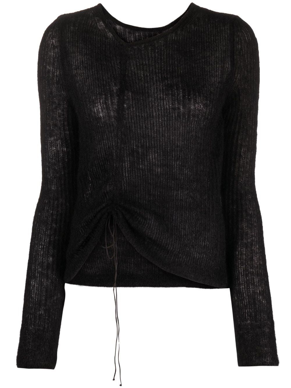 CECILIE BAHNSEN-USSI PULLOVER VENUS MOHAIR BLACK-23KNI51006 BLACK