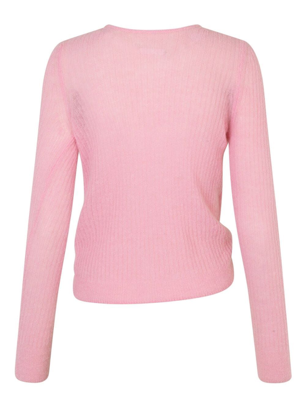 CECILIE BAHNSEN-USSI PULLOVER VENUS SOFT KNIT SOFT PINK-24KNI51002 PINK & PURPLE