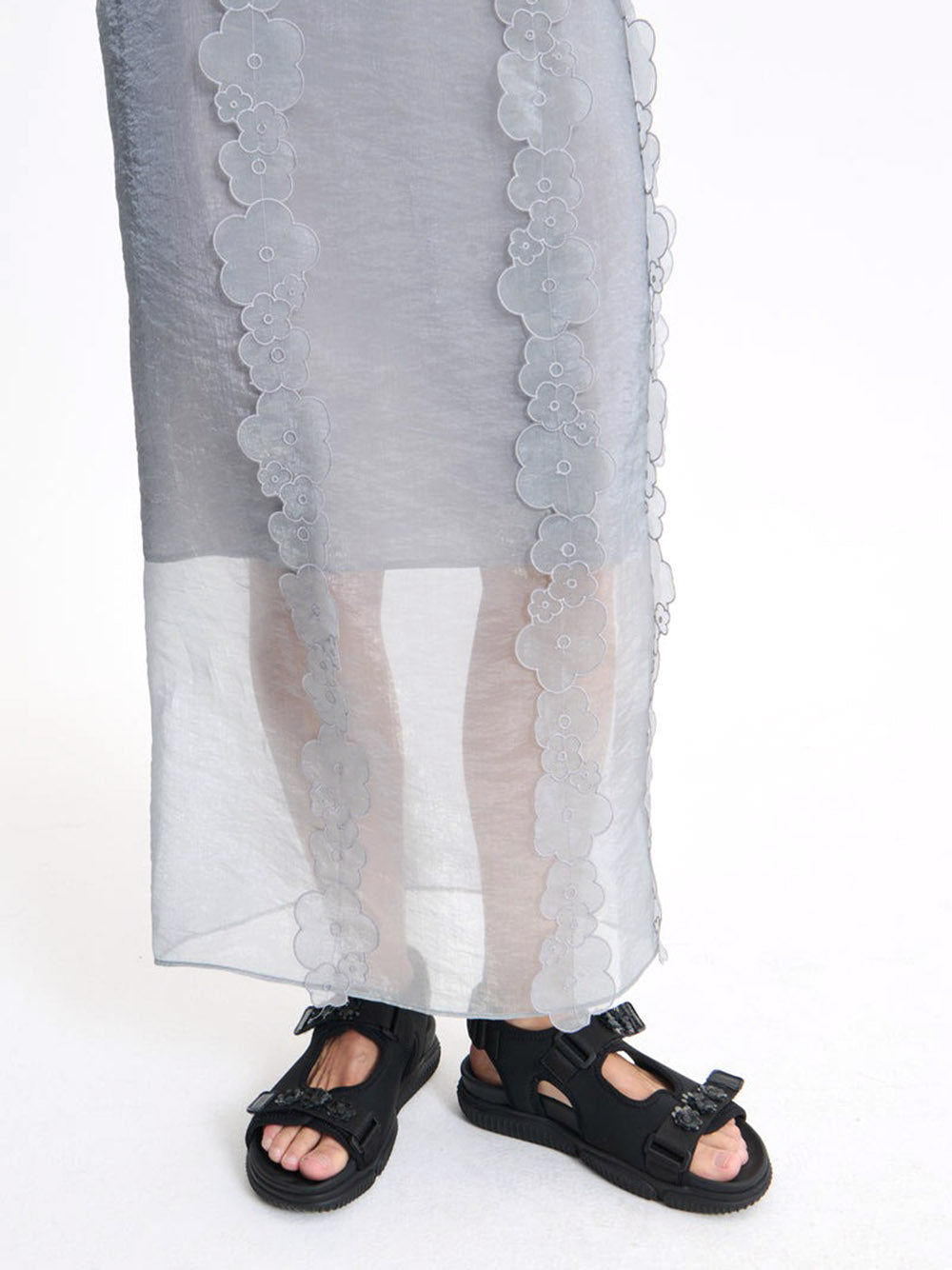 CECILIE BAHNSEN-VALERIA NEOPRENE BLACK-