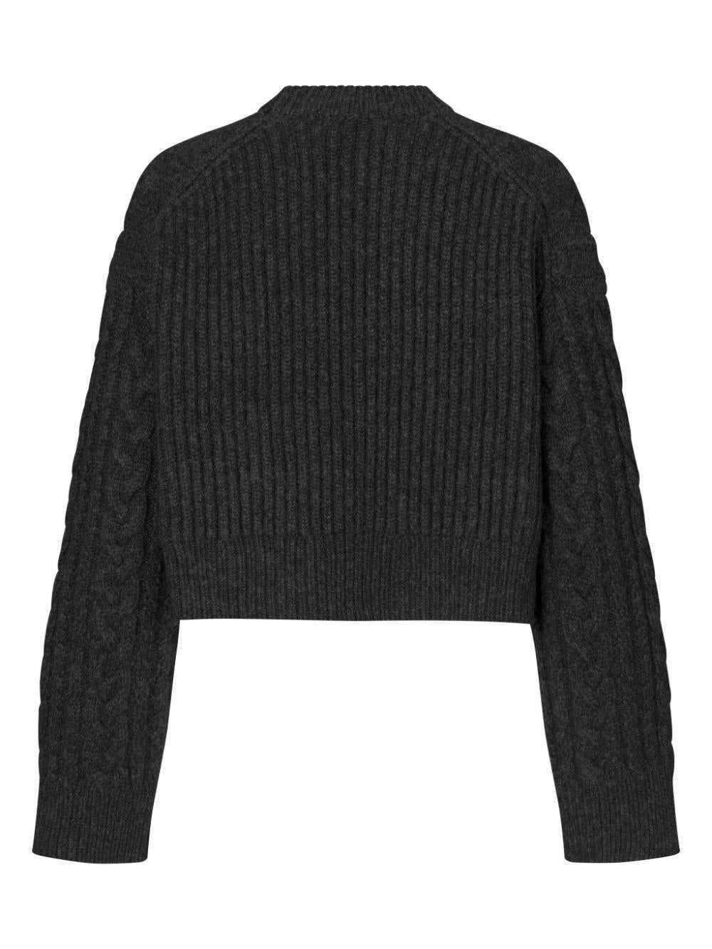 CECILIE BAHNSEN-VIBEKE FISHERMAN KNIT SWEATER-