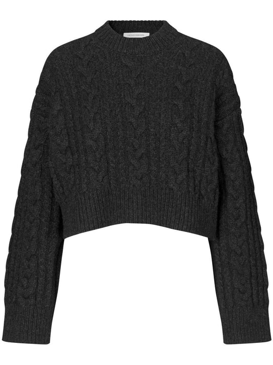 CECILIE BAHNSEN-VIBEKE FISHERMAN KNIT SWEATER-