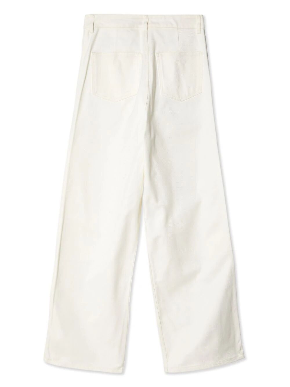 CECILIE BAHNSEN-VIRGINIA TROUSERS DENIM WHITE-24RTW18001 WHITE