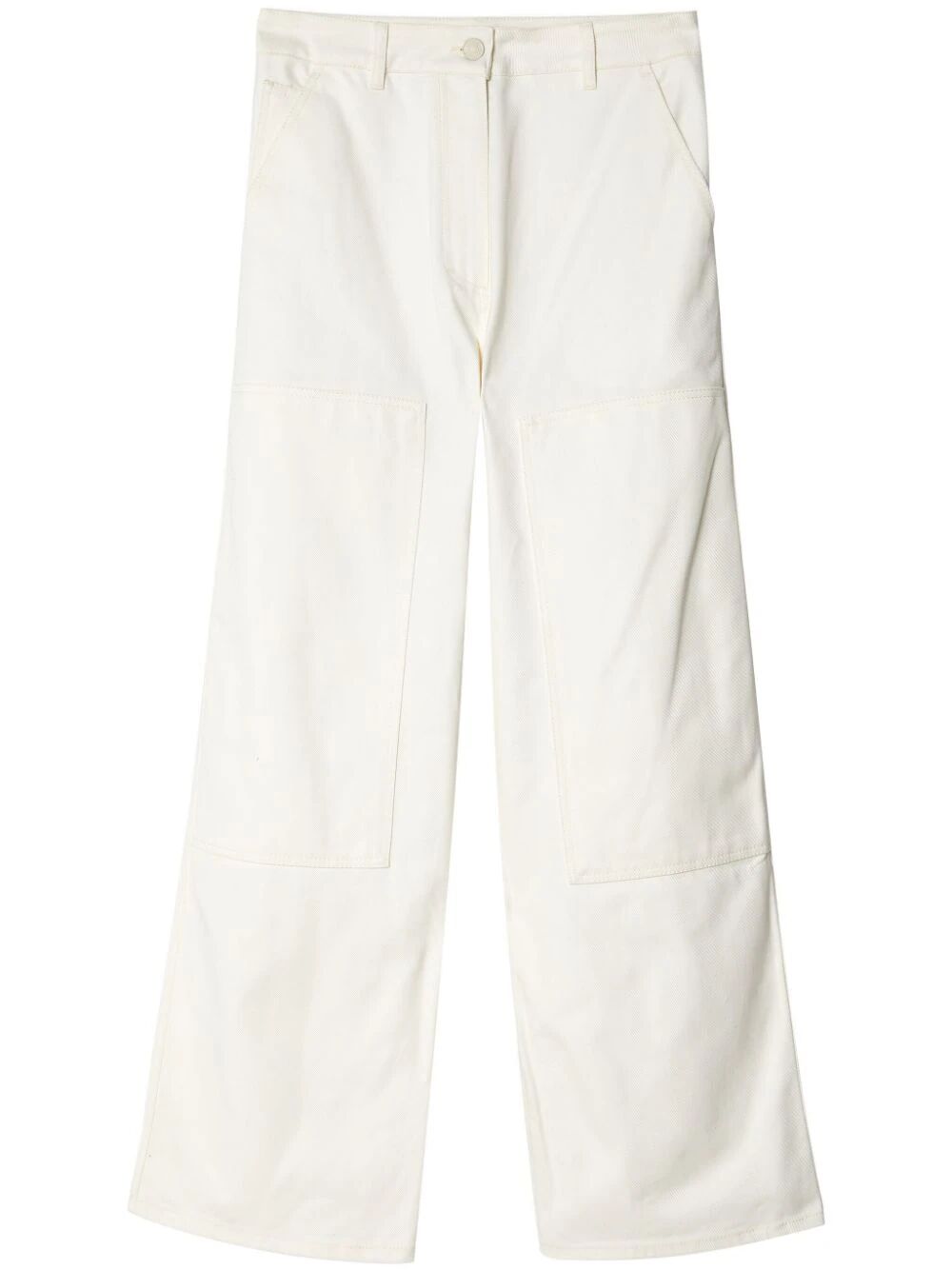 CECILIE BAHNSEN-VIRGINIA TROUSERS DENIM WHITE-24RTW18001 WHITE