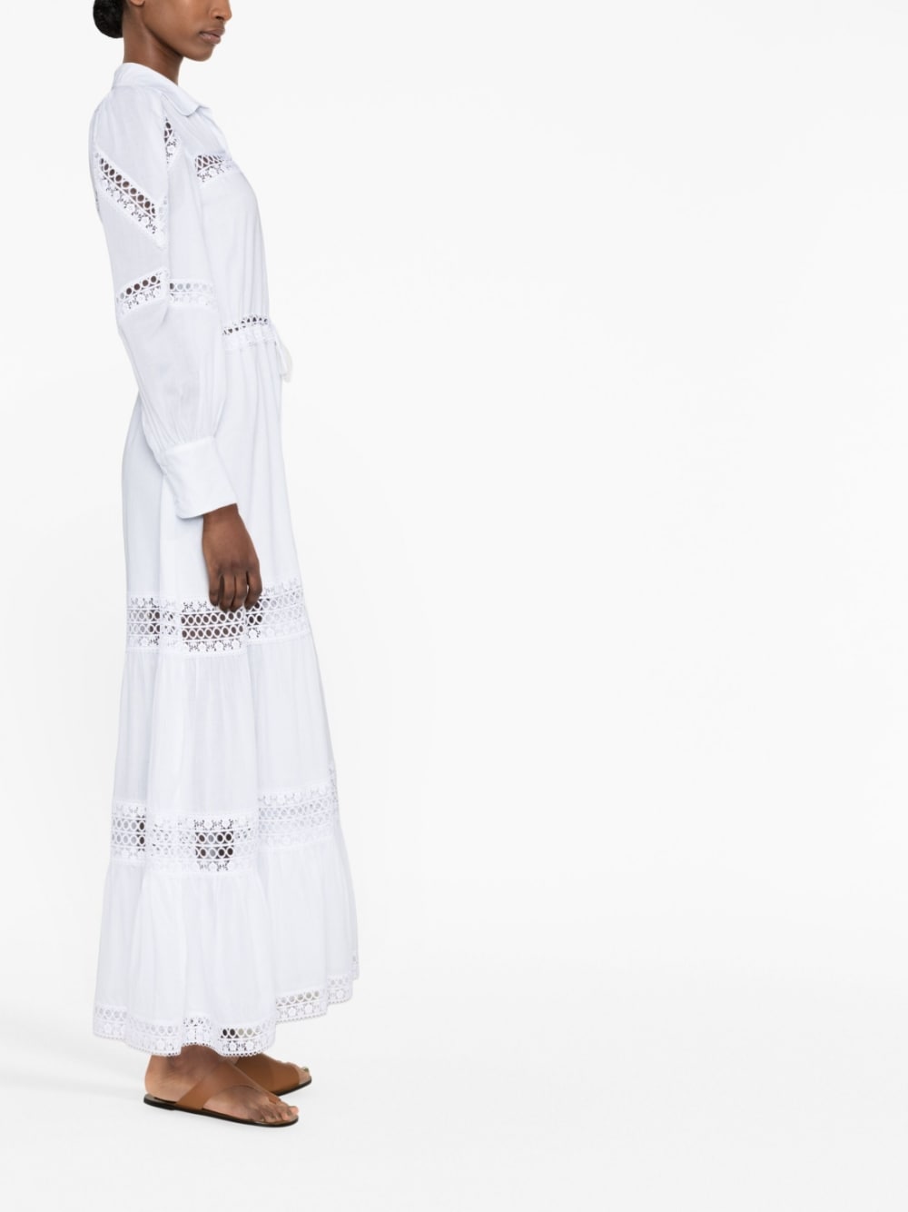 CHARO RUIZ-long dress ileana-231620 WHITE