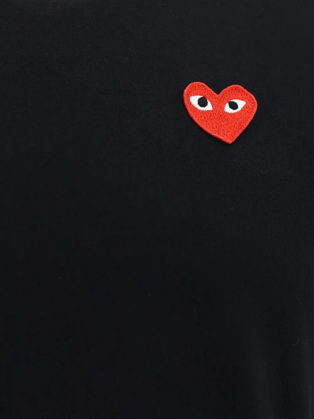 COMME DES GARÇONS PLAY-T-shirt with application-