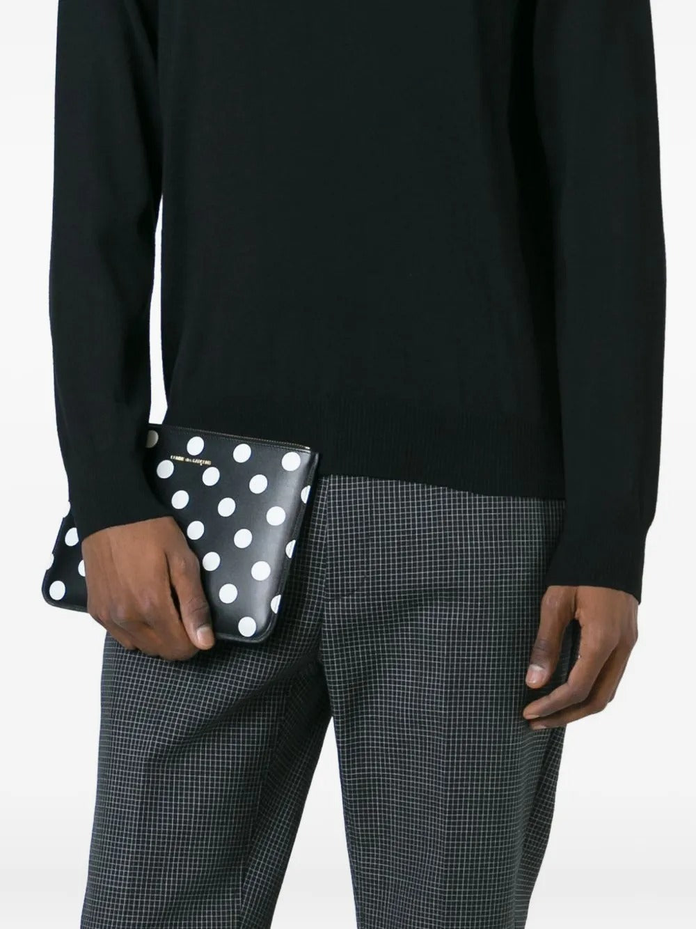 COMME DES GARÇONS WALLET-DOT LEATHER-