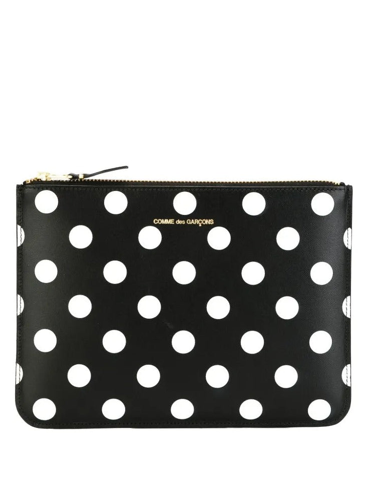 COMME DES GARÇONS WALLET-DOT LEATHER-