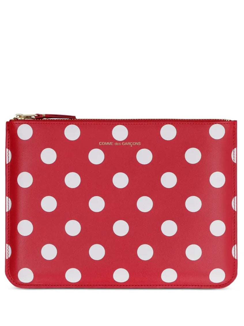 COMME DES GARÇONS WALLET-DOT LEATHER-