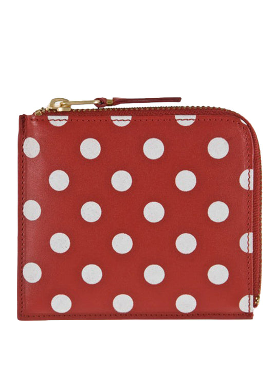 COMME DES GARÇONS WALLET-DOTS PRINTED LEATHER LINE-