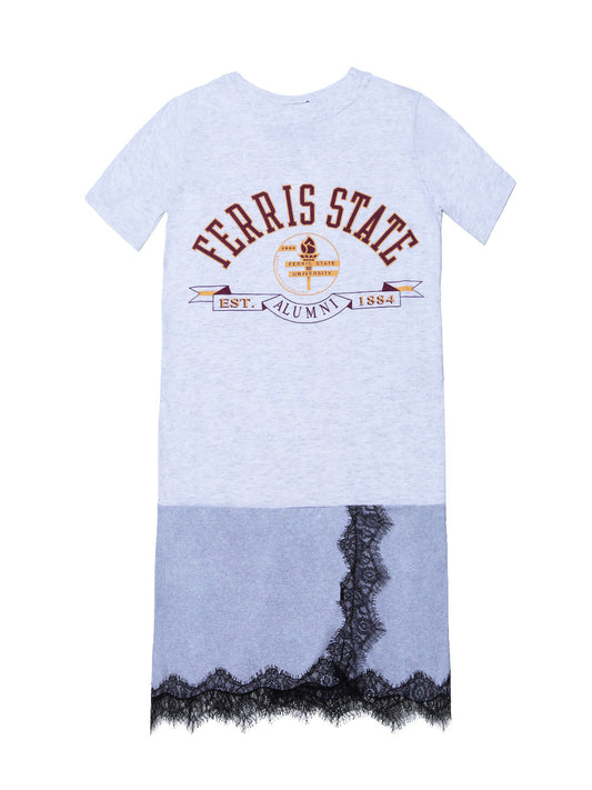 CONNER IVES-LACE MINI T-SHIRT DRESS-