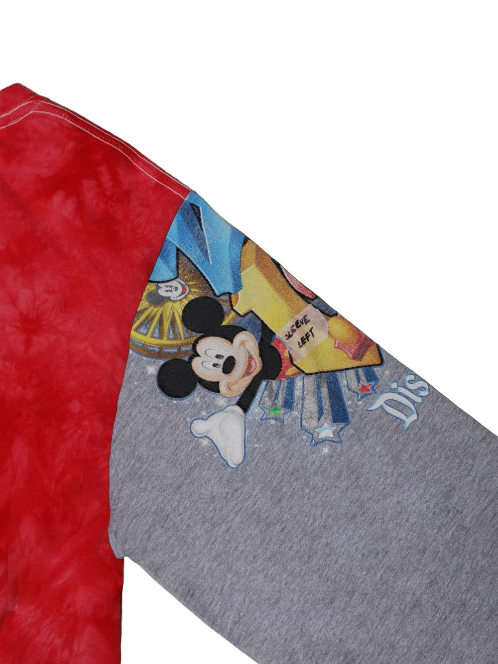 CONNER IVES-RECONSTITUTED LONG SLEEVE T- SHIRT DRESS-