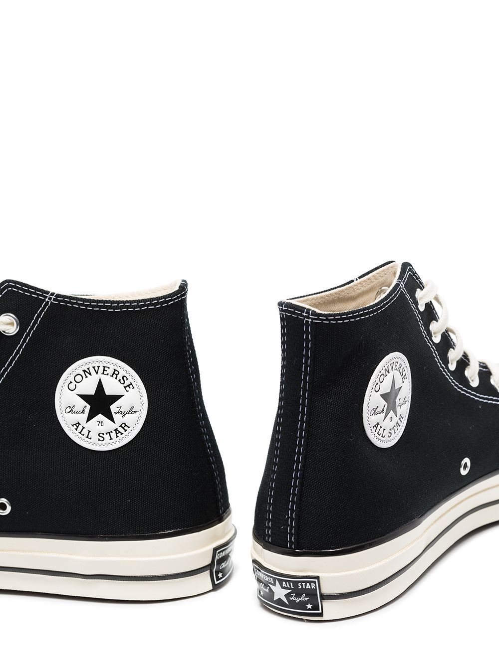 CONVERSE-CHUCK 70 CANVAS - BLACK/BLACK/EGRET-162050C 001