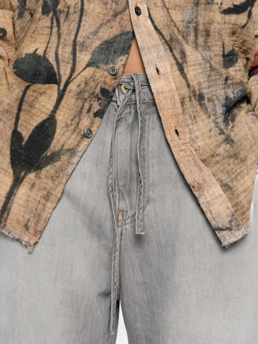 DARKPARK-IRIS - PAPER BAG TENCEL DENIM-