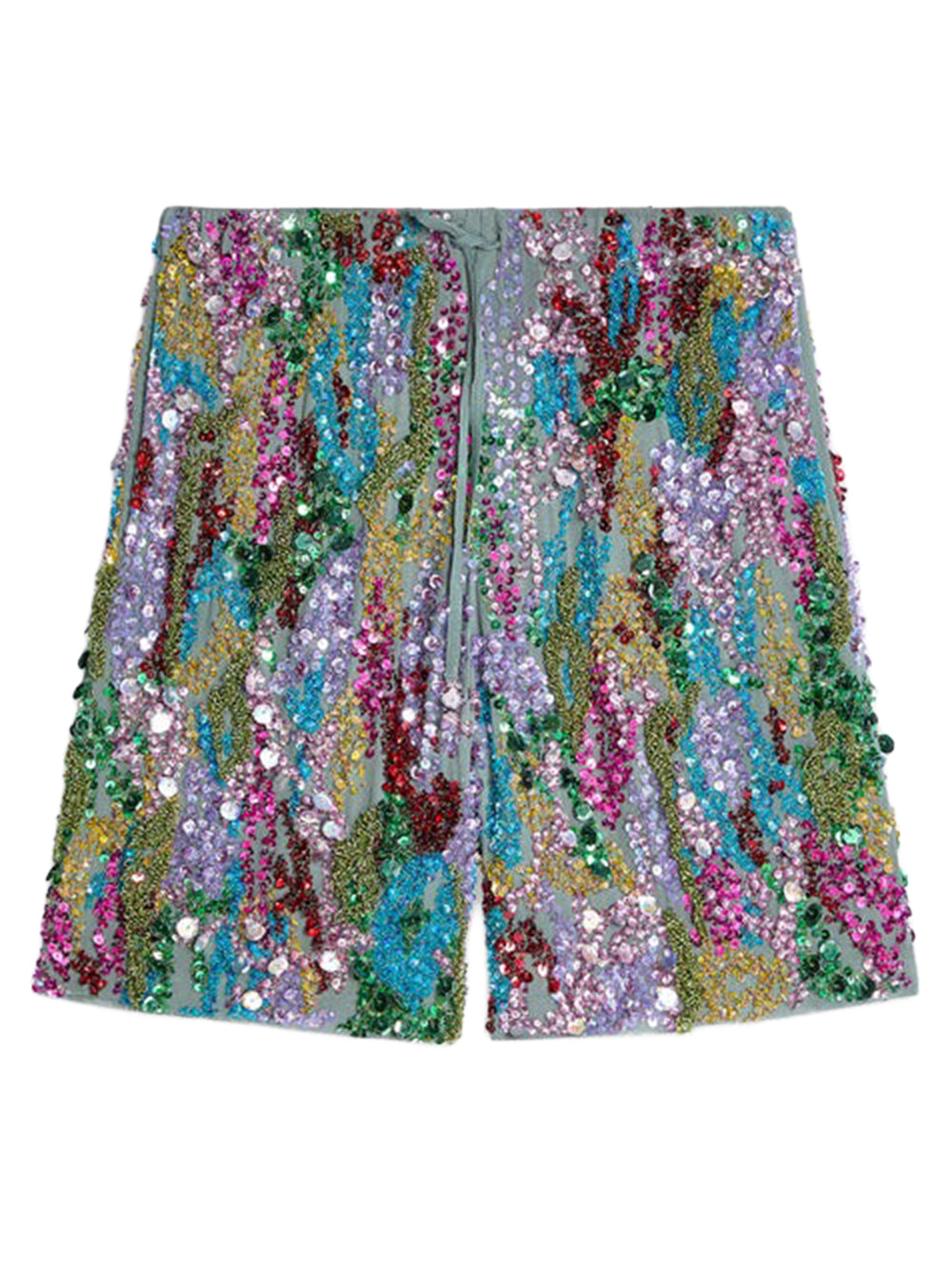 DRIES VAN NOTEN-Embroidered shorts-