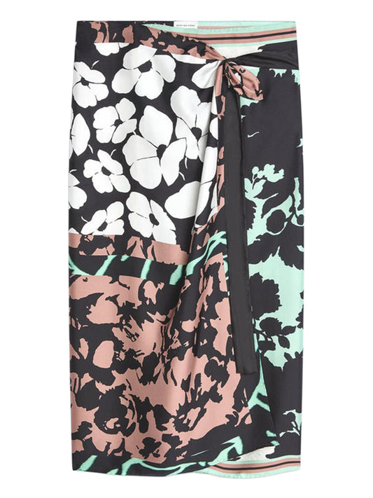 DRIES VAN NOTEN-Long wrap scarf-skirt-