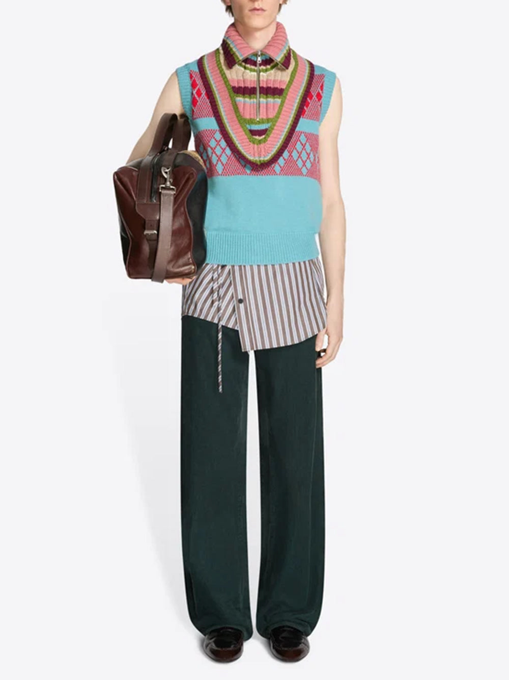 MORRISO STRIPE COLLAR