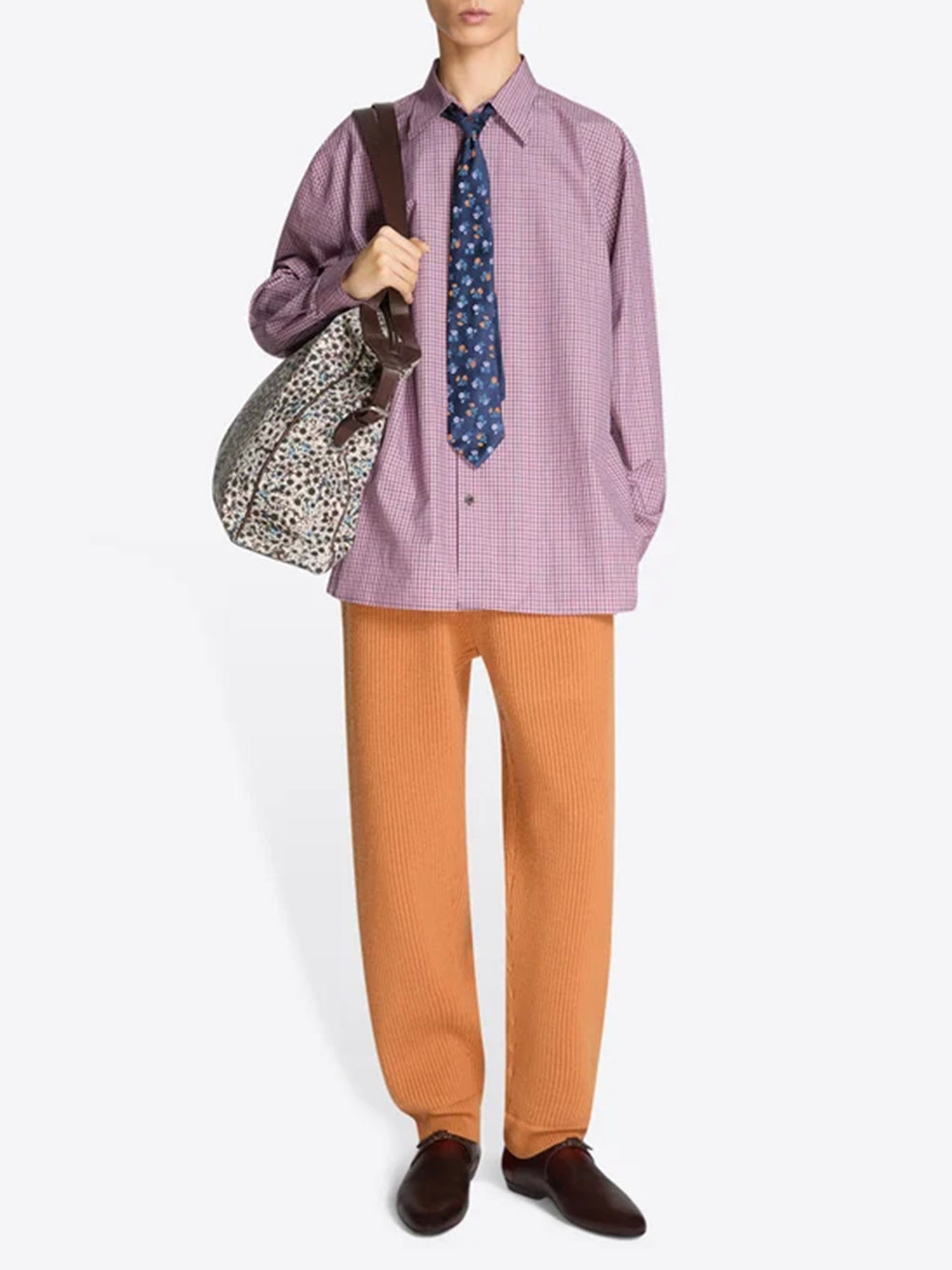 DRIES VAN NOTEN-Printed canvas tote bag-