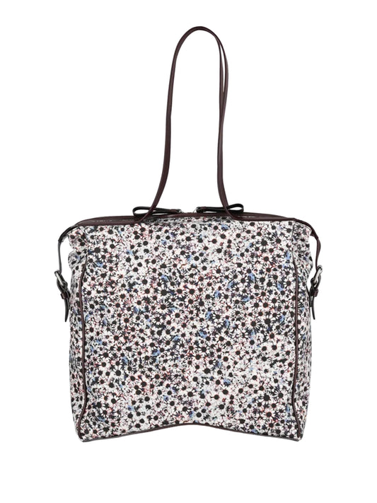 DRIES VAN NOTEN-Printed canvas tote bag-
