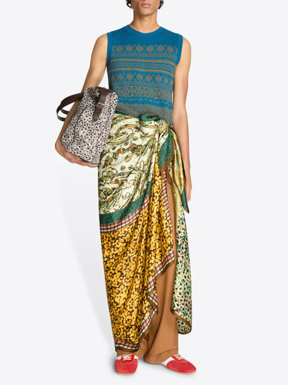 DRIES VAN NOTEN-Printed pareo-