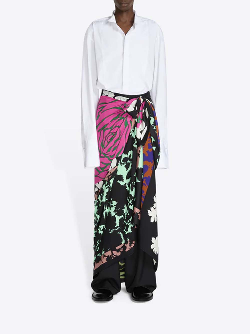 DRIES VAN NOTEN-FLORA SCARF-
