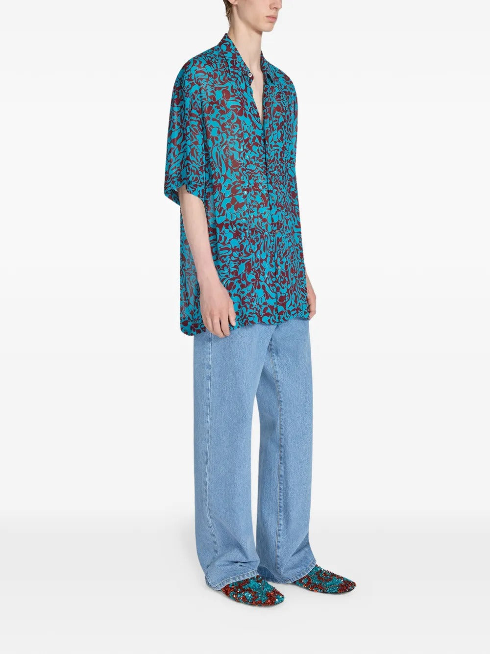 DRIES VAN NOTEN-CASSIDYE SHIRT-