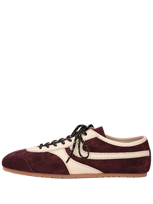 Suede sneakers