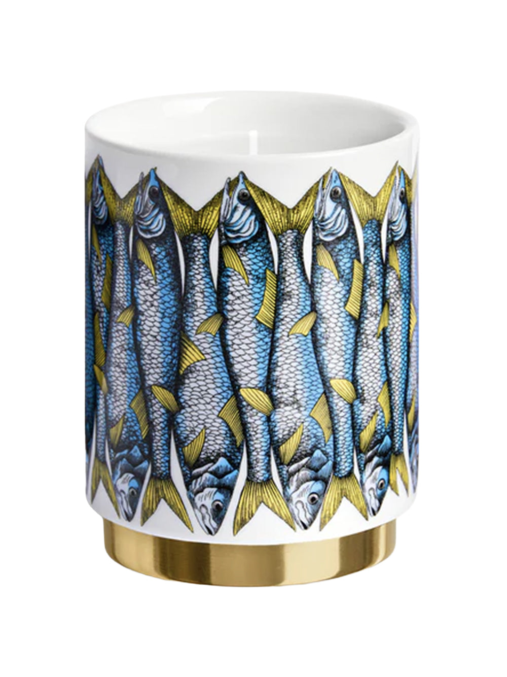 FORNASETTI-FRN CANDELA PROFUMATA XS SARDINE FRAGRANZA IMMAGINAZIONE NERO COLORE-