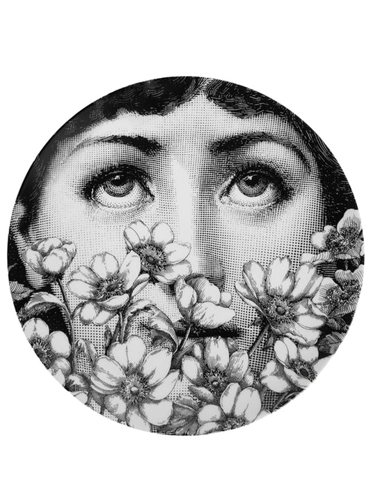FORNASETTI-FRN PIATTO TEMA E VARIAZIONI N 410 NERO/BIANCO-