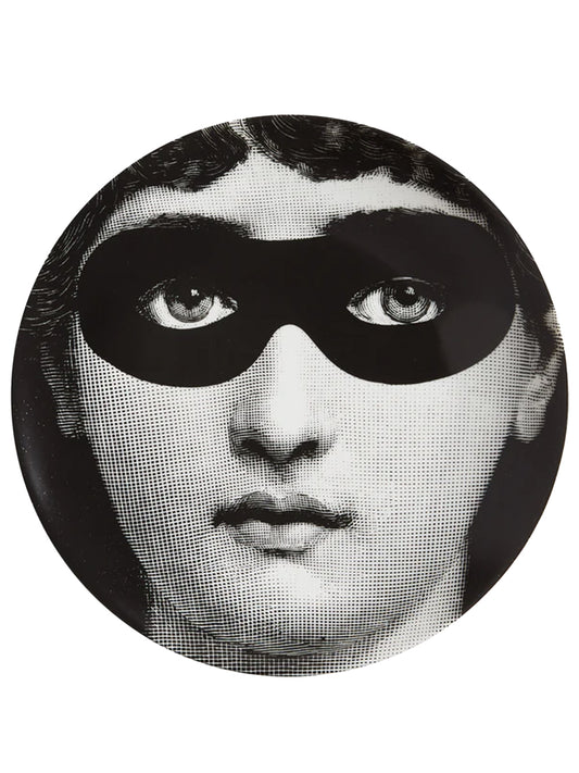 FORNASETTI-FRN PIATTO TEMA E VARIAZIONI N.22 BIANCO/NERO-