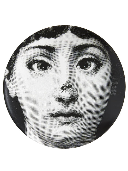 FORNASETTI-FRN PIATTO TEMA E VARIAZIONI N.363 BIANCO/NERO-