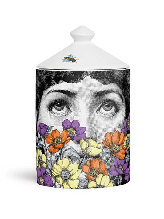 FORNASETTI-FRN SE POI CANDELA PROFUMATA PICCOLA TRA I FIORI FRAGRANZA GIARDINO SEGRETO-