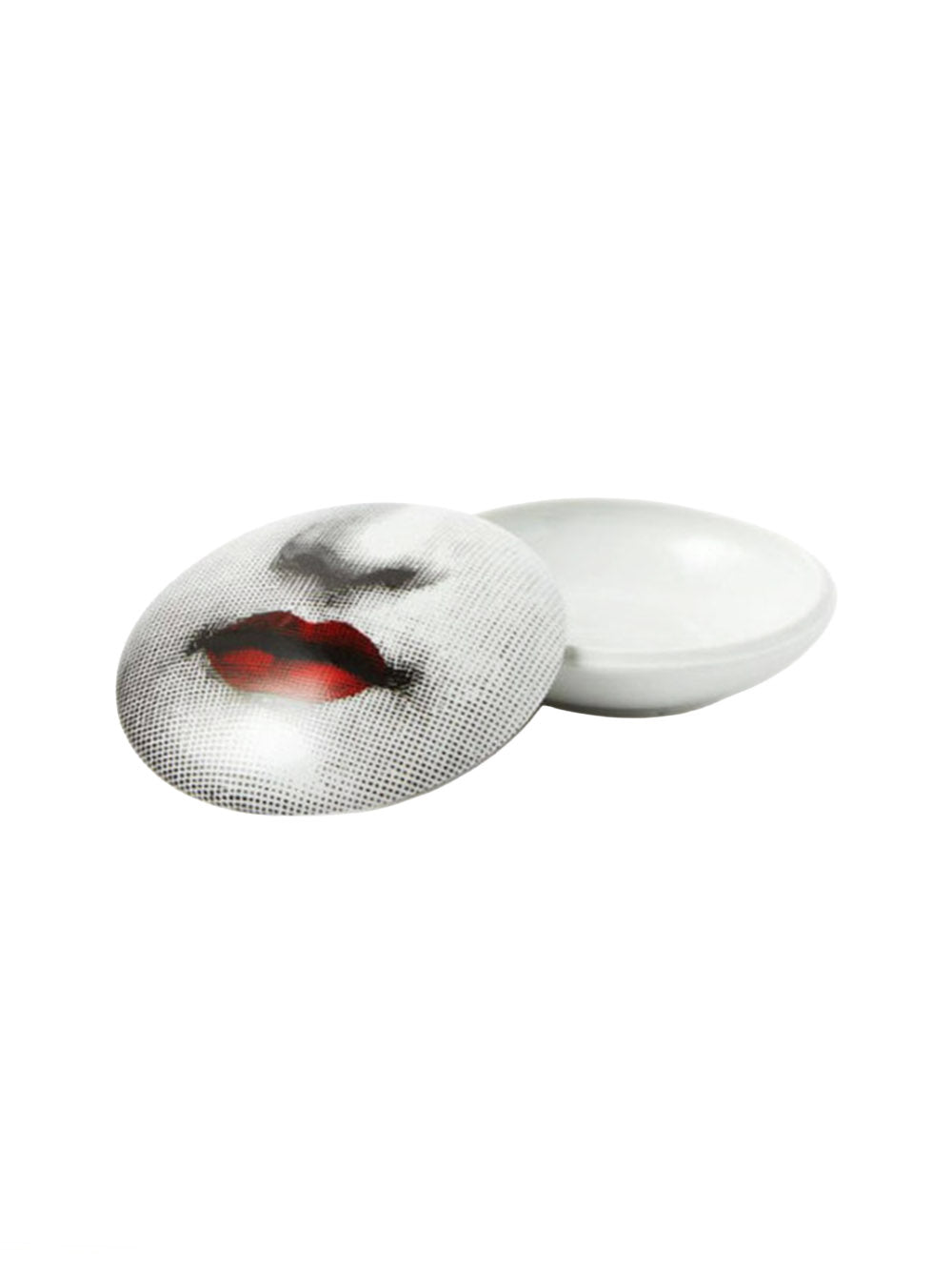 FORNASETTI-Red Lips Round Box-