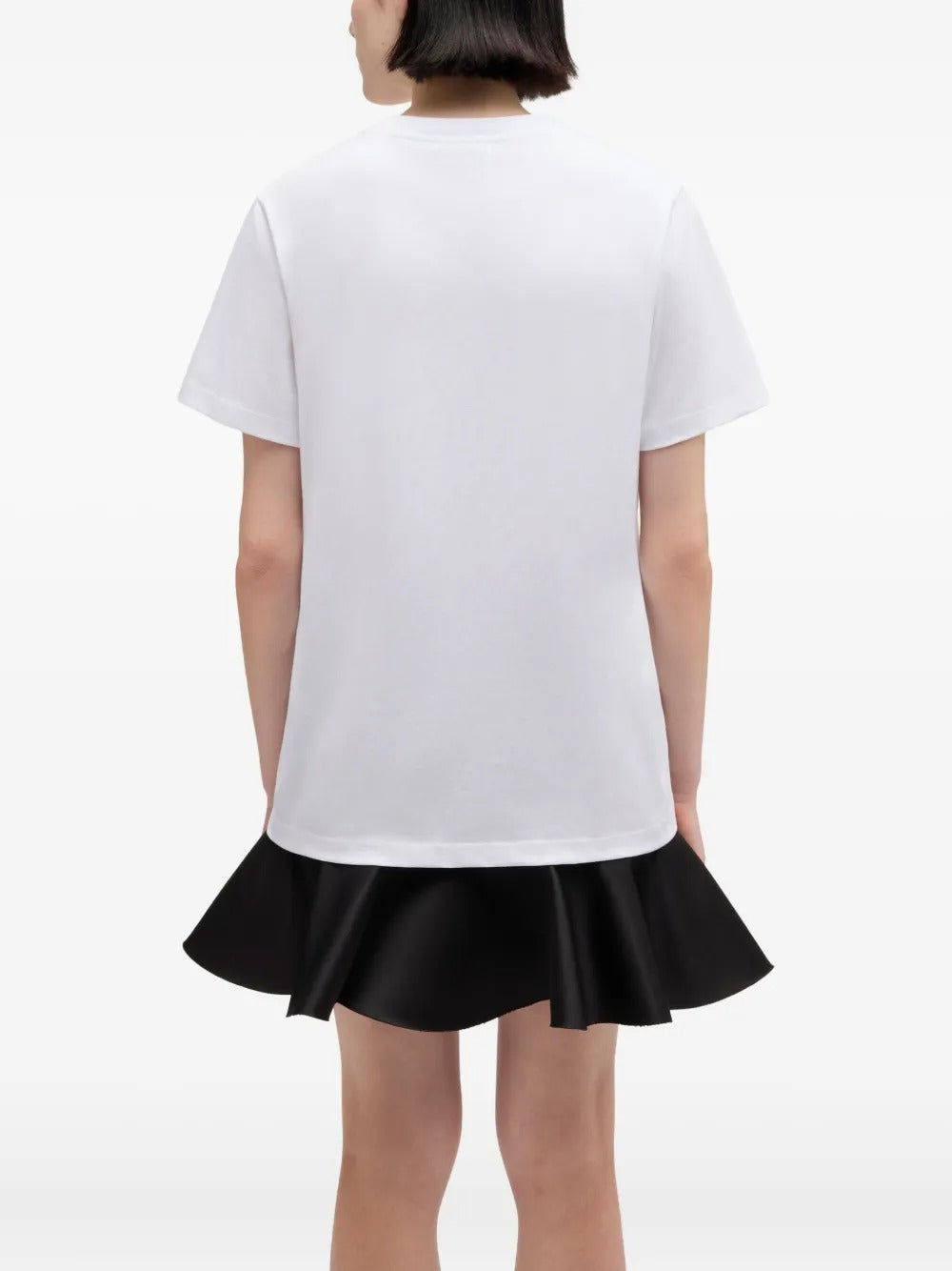 GANNI-Basic Cotton Jersey T-shirt Boots Print-