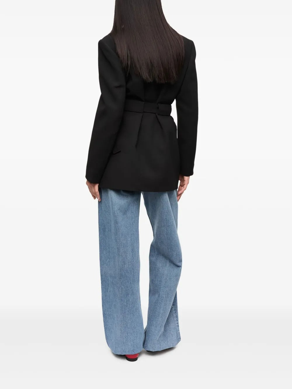 GANNI-Bonded Crepe Blazer-