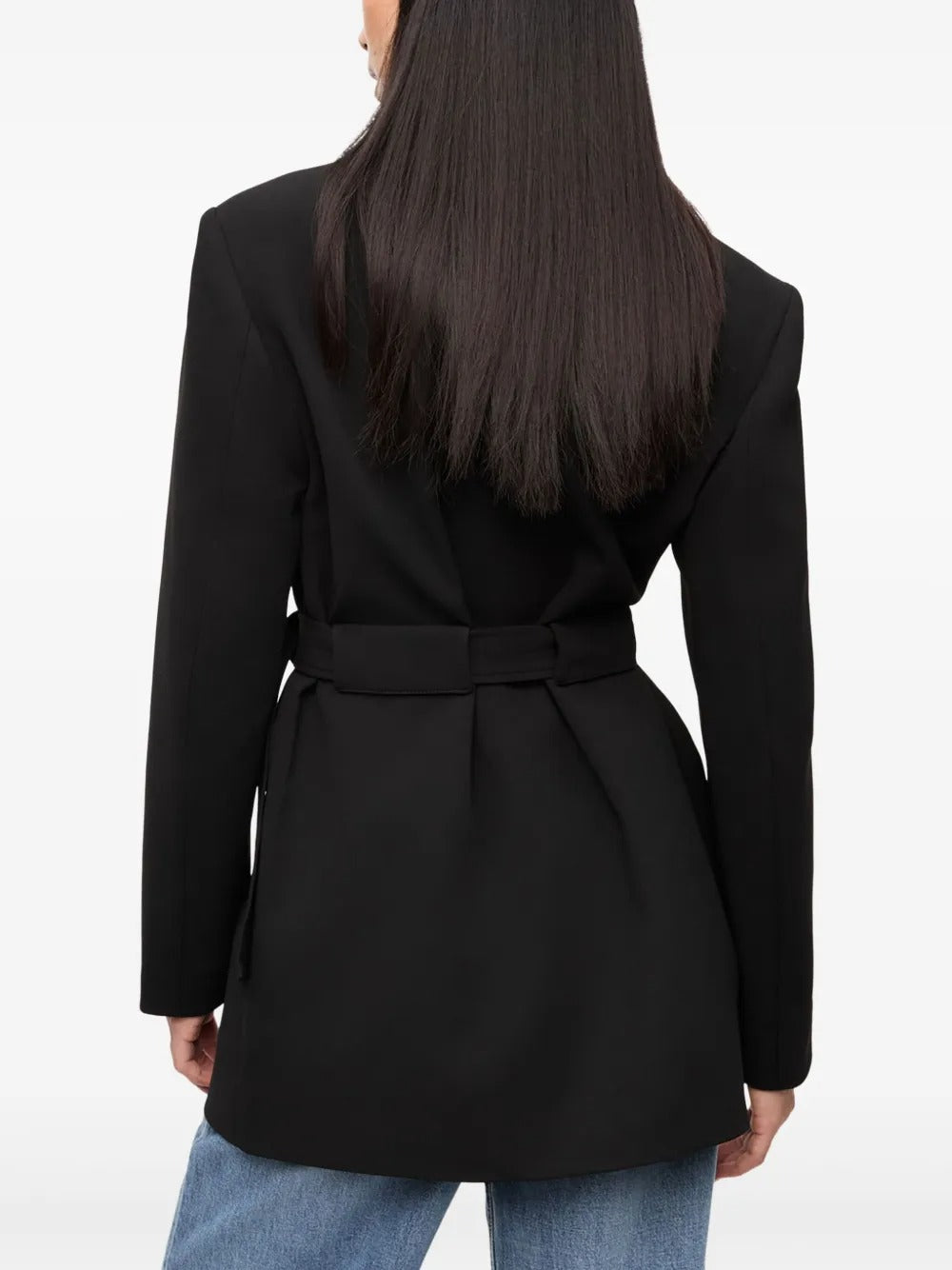 GANNI-Bonded Crepe Blazer-