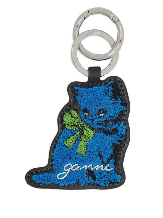 GANNI-Cat Keyring-