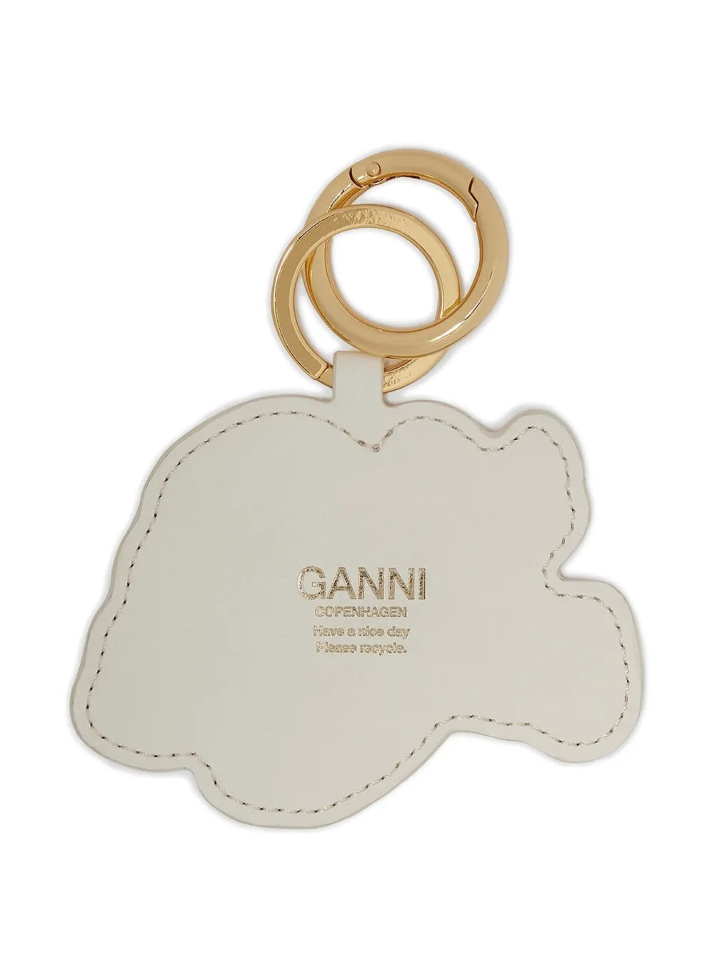 GANNI-Dog Keyring-