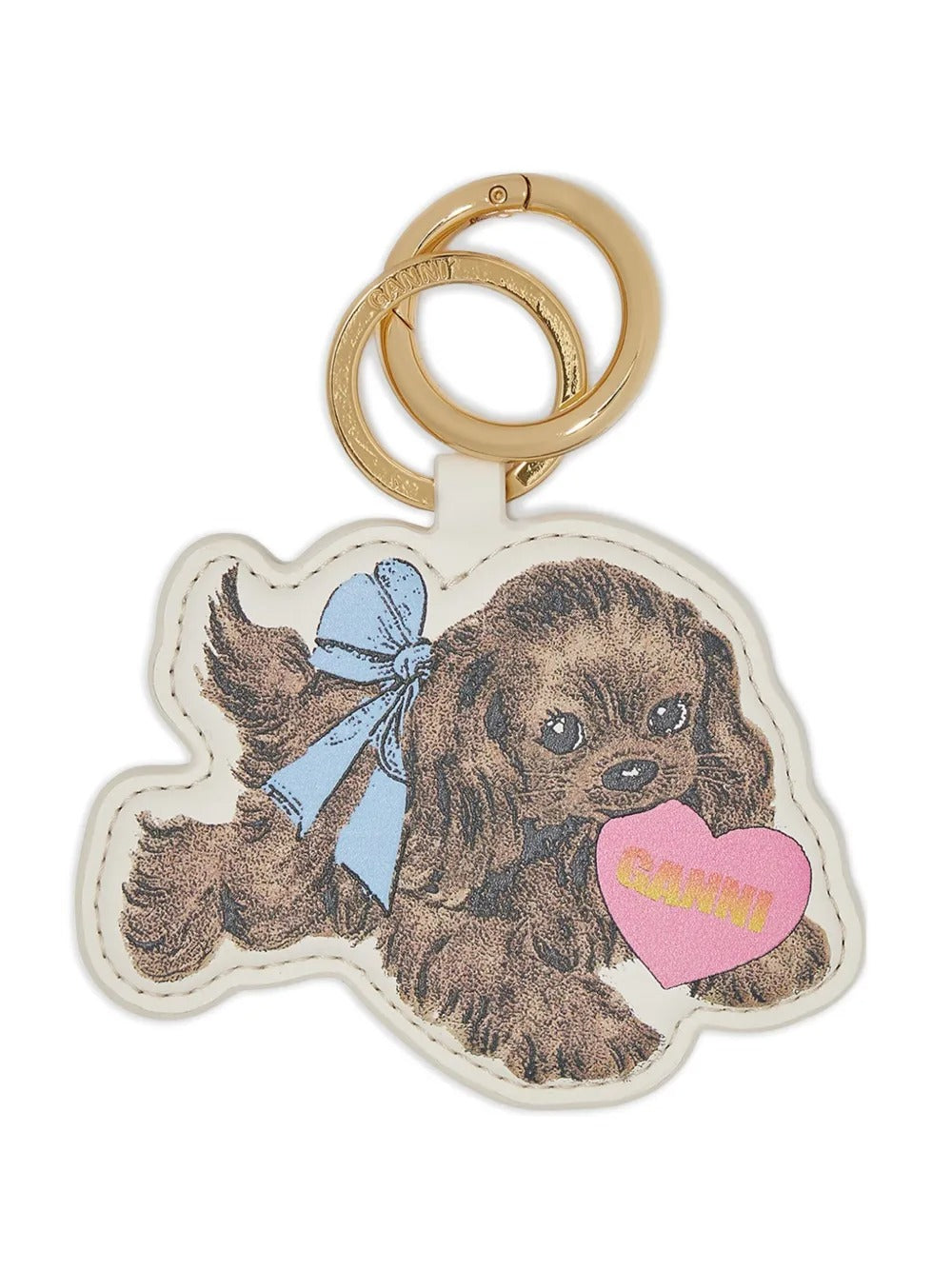 GANNI-Dog Keyring-