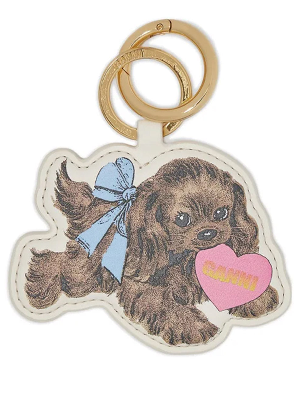 GANNI-Dog Keyring-