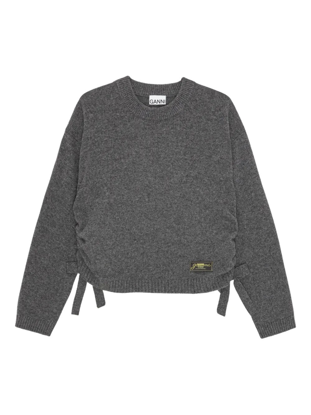 GANNI-Future Wool Mix Oversized O-neck-