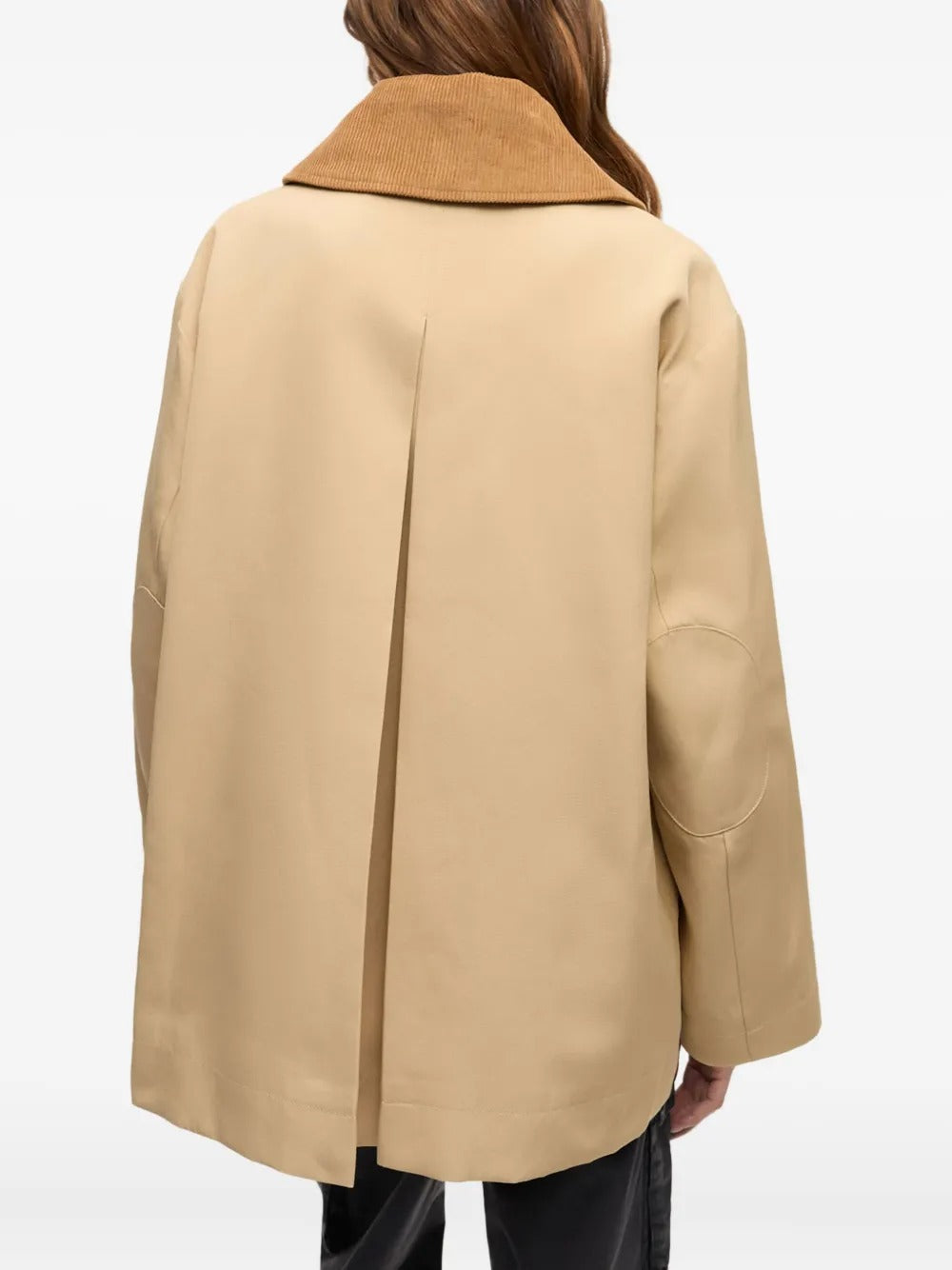 GANNI-Heavy Twill Midi Jacket-