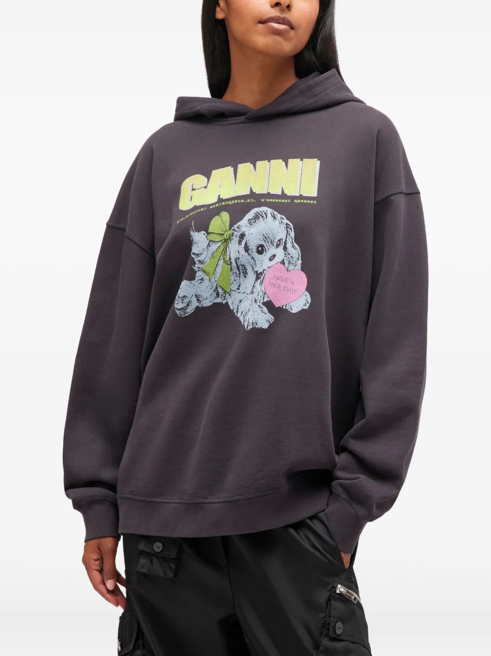 GANNI-Isoli Oversized Hoodie-